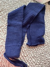 vintage Blue Waffle leg warmers womens OSFA deadstock Never Worn 80s made in USA