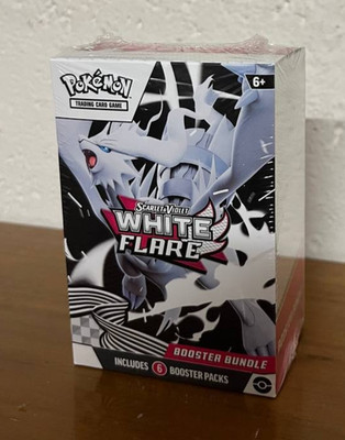 POKEMON WHITE FLARE BOOSTERBUNDLE - SCARLET & VIOLET - ENGLISCH - NEU - OVP