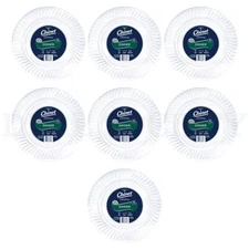 Chinet Crystal Premium Clear Dinner Plate 10" 16ct Each Lot of 7