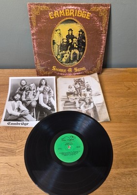 Cambridge Share a Song Rare Private Pressing w/ Photos Green Dolphin Records LP