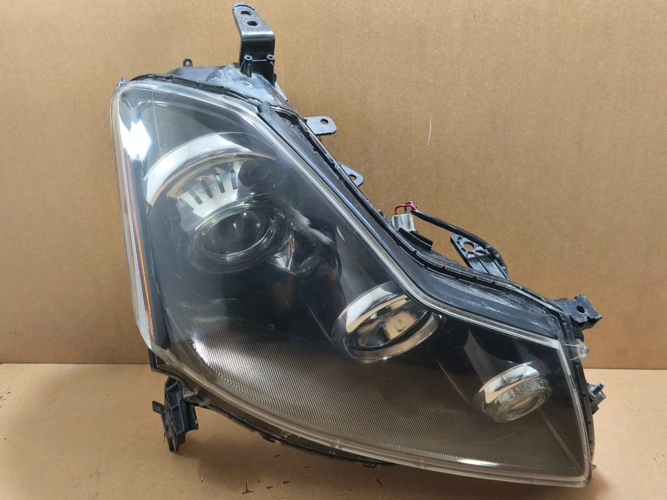 Faros delanteros NISSAN FUGA M35 M45 GENUINOS Y50 GT XENON Infiniti NEGRO HID Foto 4 de 4