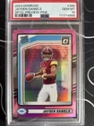 2024 Donruss - JAYDEN DANIELS - RATED ROOKIE - Optic Preview Pink Prizm - PSA 10