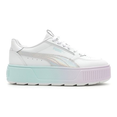 PUMA Karmen Rebelle Bfly Platform  Youth Girls White Sneakers Casual Shoes 38917
