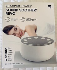 Sharper Image Sound Soother Revo White Noise Calm Relax Ocean Rain Brand New