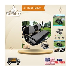 Breathable Mesh Golf Cart Seat Covers - UV Resistant, Easy Care  Cool Comfort