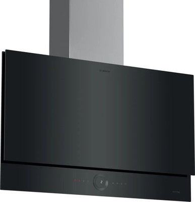 Bosch, DWF97RW61, Serie 8, Wandesse, 90 cm, Klarglas schwarz bedruckt EEK: B