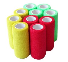 24X Selbsthaftende Elastische Binden Haftbandagen Fixierbinde kohäsiv Verband XL