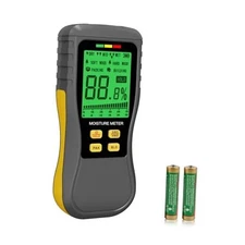Pinless Moisture Meter, Digital Wood Moisture Tester, Non-Destructive 