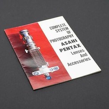 Complete System of Photography Asahi Pentax Lenses and Accessories Booklet