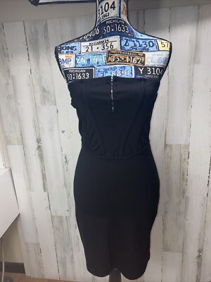 black corset dress urban outfitters UO Genivieve Velvet Corset Mini Dress