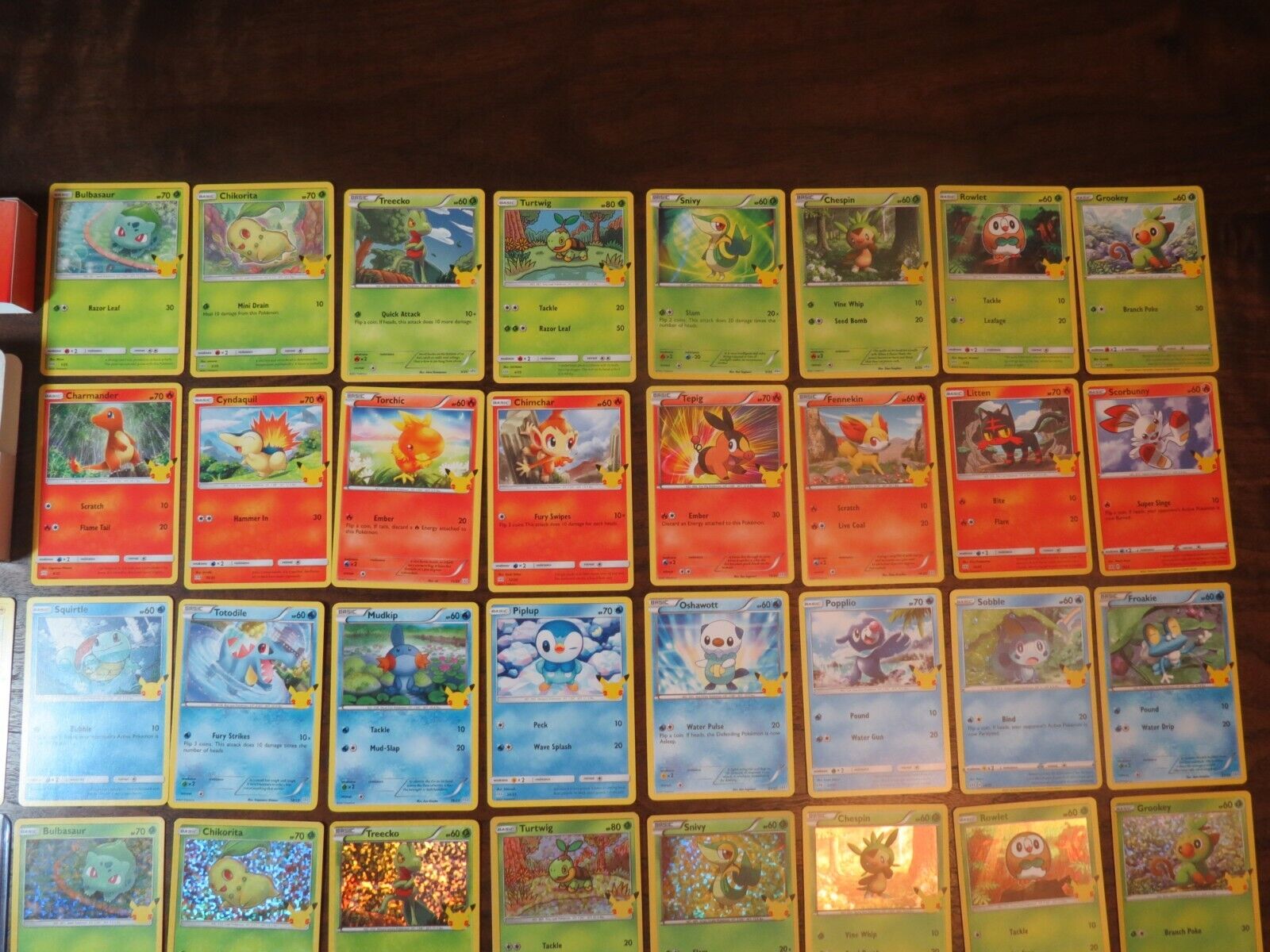 lote coleção completa cartas Pokemon 25 anos McDonald’s donalds