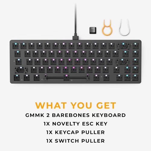 Gaming GMMK 2 Compact 65% Barebones (cadre seul) - Clavier de jeu mécanique F - Photo 7/9