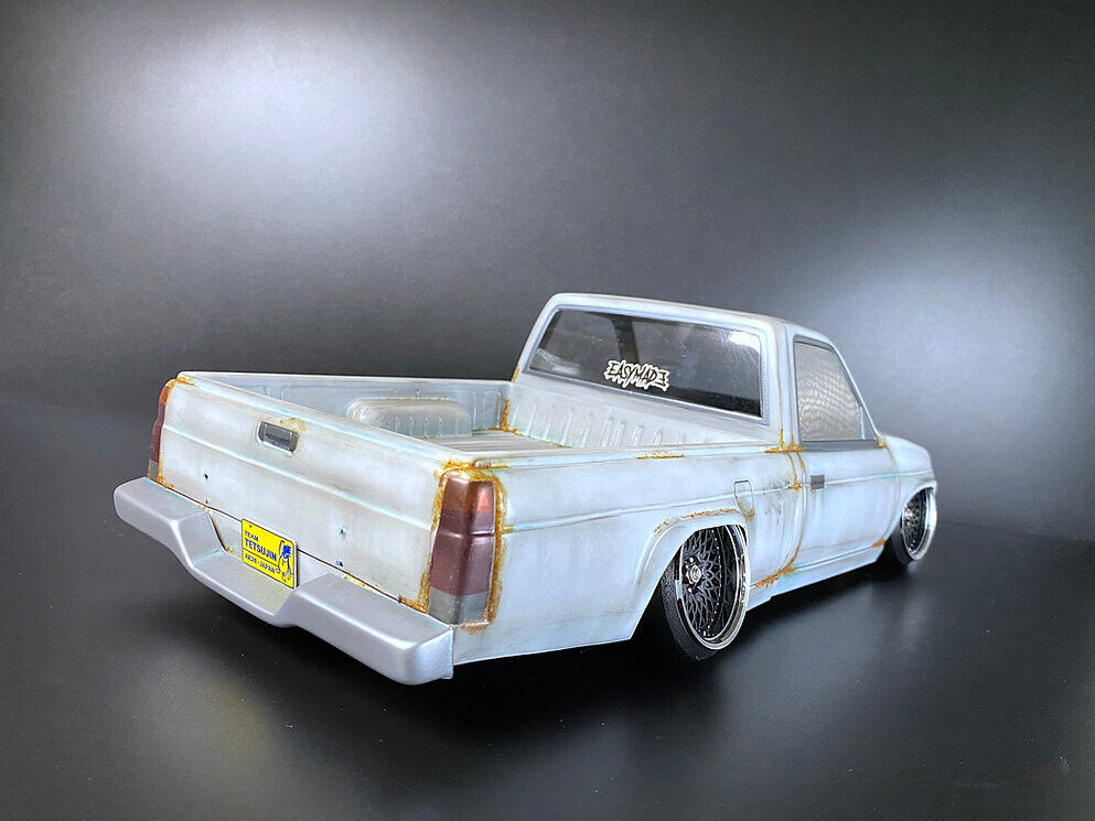 Tetsujin RC 1/10 Body NISSAN DATSUN D21 Pickup Truck -CLEAR Tetsujin RC 1/10 Body NISSAN DATSUN D21 Pickup Truck -CLEAR