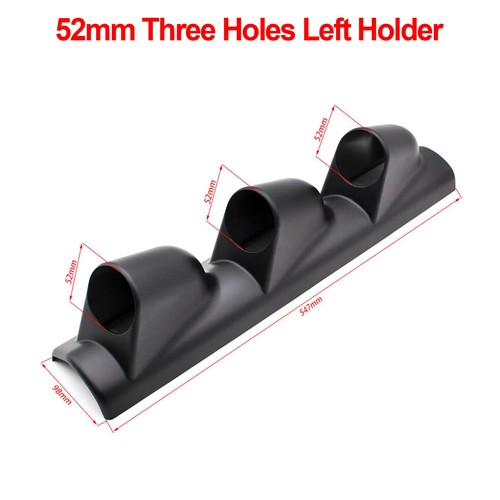 Supporto manometro auto universale 52 mm nero singolo doppio triplo manometro auto pod - Foto 18 di 35