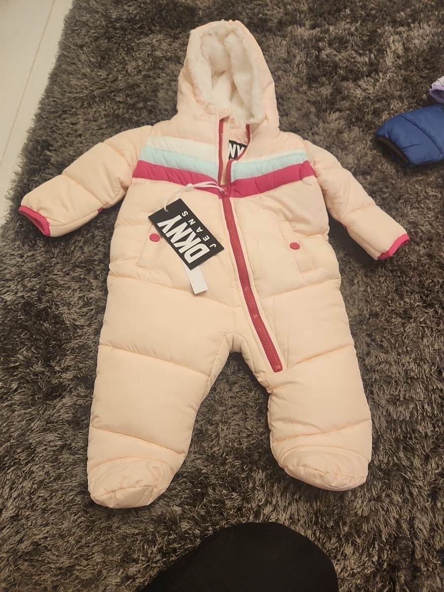 Dkny Snow Suit Baby 6/9 Bnwt Designer Baby UK