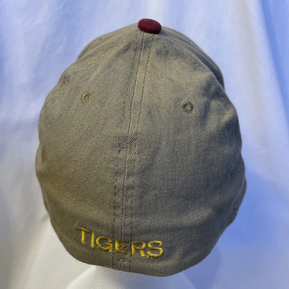 Gorra Missouri O Tigers Neff ajustada grande roja tostada granate Foto 4 de 4