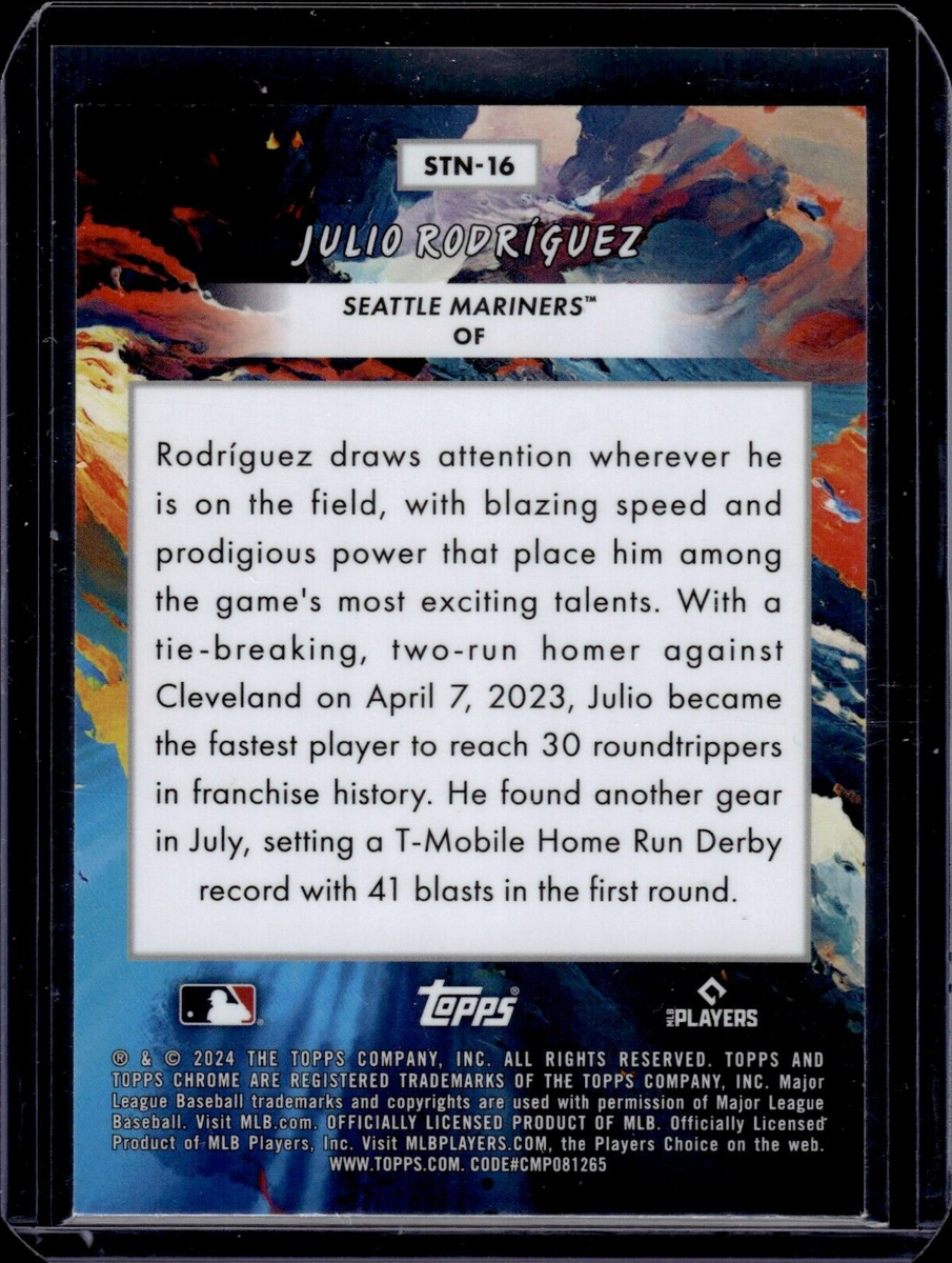 2024 Topps Cosmic Chrome Stars in the Night #STN16 Julio Rodriguez