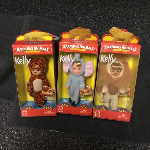 Barnum's Animals Kelly Dolls Lot Of 3 NRFB 2002 Jenny ,Kayla,Kelly ...
