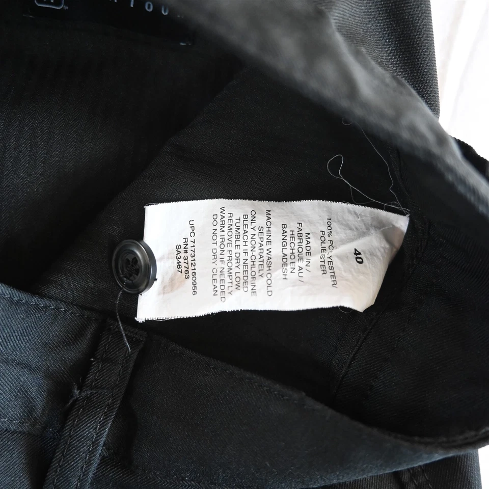 Лот из 2 мужских шорт для гольфа 40x10 дюймов черный королевский синий расширитель талии производительность - Изображение 4 из 4