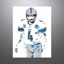Jason Hanson Detroit Lions Sports Print, Man Cave