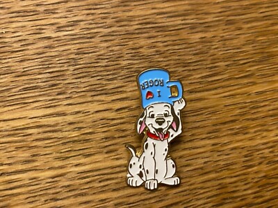 DISNEY 101 DALMATIANS PUPPY PIN WITH MUG ON HEAD SEDESMA (GOLD)