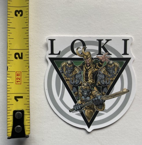 LOKI GOD OF MISCHIEF MARVEL COMICS STICKER (MCU) DECAL - Picture 2 of 2