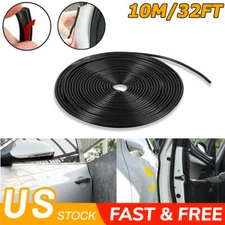 Universal Car Door Rubber Weather Seal Hollow Strip Weatherstrip 32FT U Shape