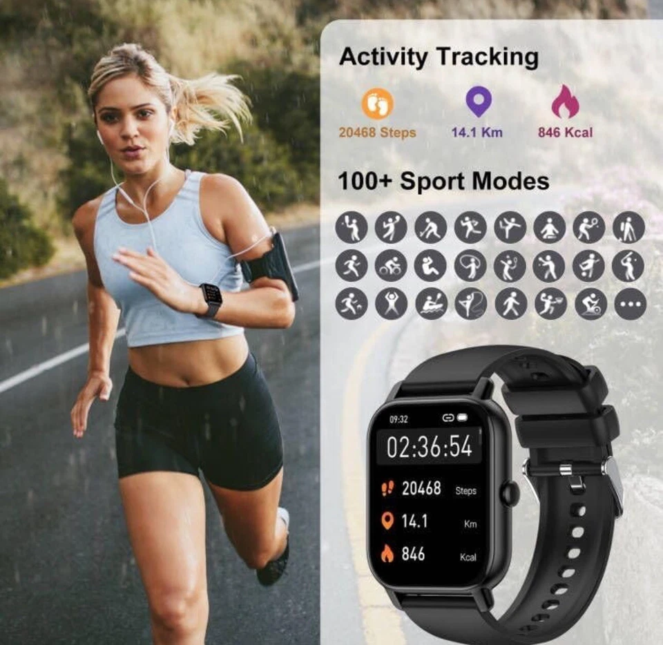 Smartwatch Man and woman Waterproof and fitness watch - Bild 3 von 4