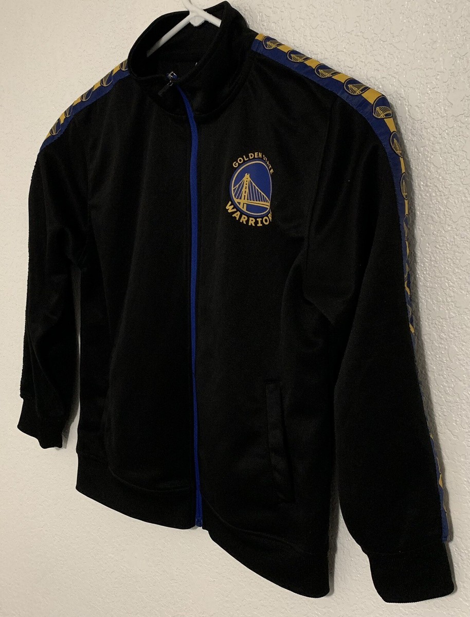ウェア NBA Warriors warmup longtee3XL Golden State Warriors NBA XL Champion Warm Up Jacket Full