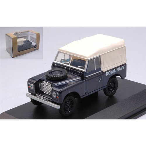 Modèle Réduit Land Rover Lightweight 1973 Royal Navy 1:43 Oxford - Véhicule Des Forces De L'ordre