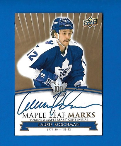 2017-18 TORONTO MAPLE LEAFS CENTENNIAL LEAF MARKS AUTOGRAPH & AKA CARD SEE LIST - Picture 49 of 91