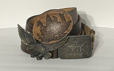 BUNDLE  3 Western Style Belt Buckles And Belts 