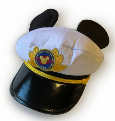 Vintage Disney Cruise Line Captain Mickey Mouse Hat Youth Infant Size