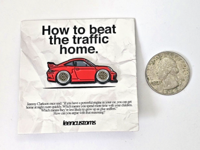 Leen Customs: Air/Water Porsche 911 991 GT3 RS Limited Edition Pin