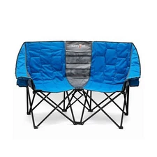 SUNNYFEEL Folding Double Camping Chair, Oversized Loveseat Chair, Heavy Duty ...