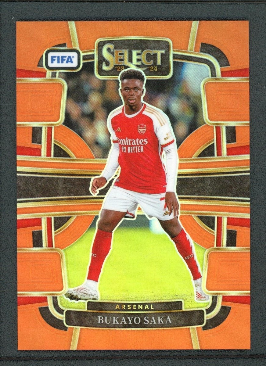 2023-24 BUKAYO SAKA 30/49 PANINI SELECT FIFA TERRACE ORANGE | eBay