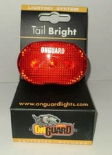 Tail Bright ONGUARD Ultra Bright Red LED Tail Light for Bicycle NEW