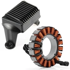 For 06-08 Harley Electra Glide FLHT 50 Amp Stator + Voltage Regulator Rectifier