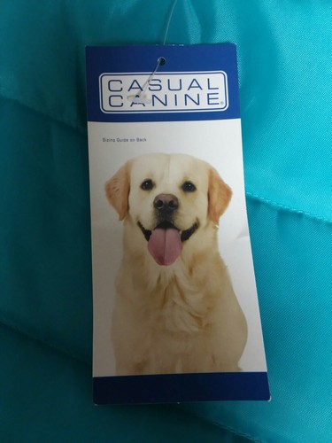 North Paw Vibrant Puffy Vest by Casual Canine - Size Small - Color -Light Blue - Picture 4 of 4
