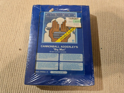 Cannonball Adderley's ''Big Man'' -The Legend of John Henry 8 Track Tape -NEW- NOS