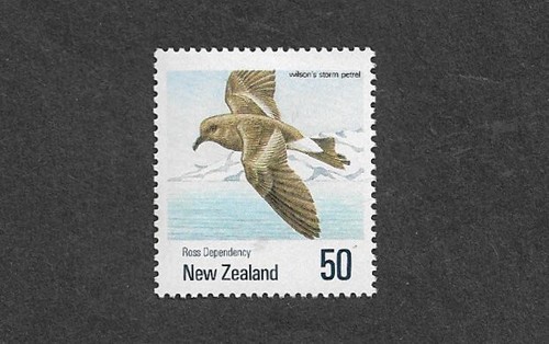 BIRDS SEABIRDS WILSONS STORM PETREL ROSS DEPENDENCY MNH NEW ZEALAND 1990