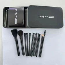 12PCS Makeup Brush Set -Blush Powder Foundation Concealer &Eyeshadow Brush W/Box