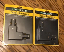 2-Emerald Track Lighting 90 Degree Connector Elbows, Left or Right P2004B A3
