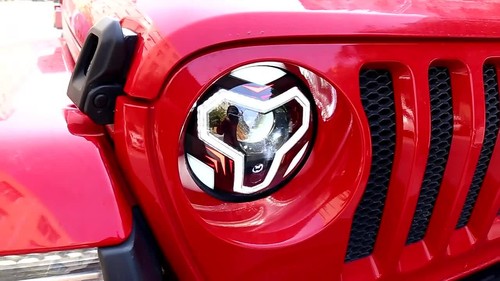 LED Headlights with DRL Turn Signal Lamp Assembly for Jeep JL JLU 2018-2023 - Video 1 of 1