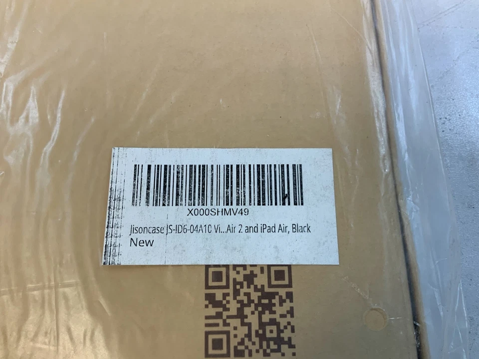 Jisoncase JS-ID6-04A10 Funda Cuero Negro para Apple iPad Air, Air 2 (N6D*) Foto 4 de 4