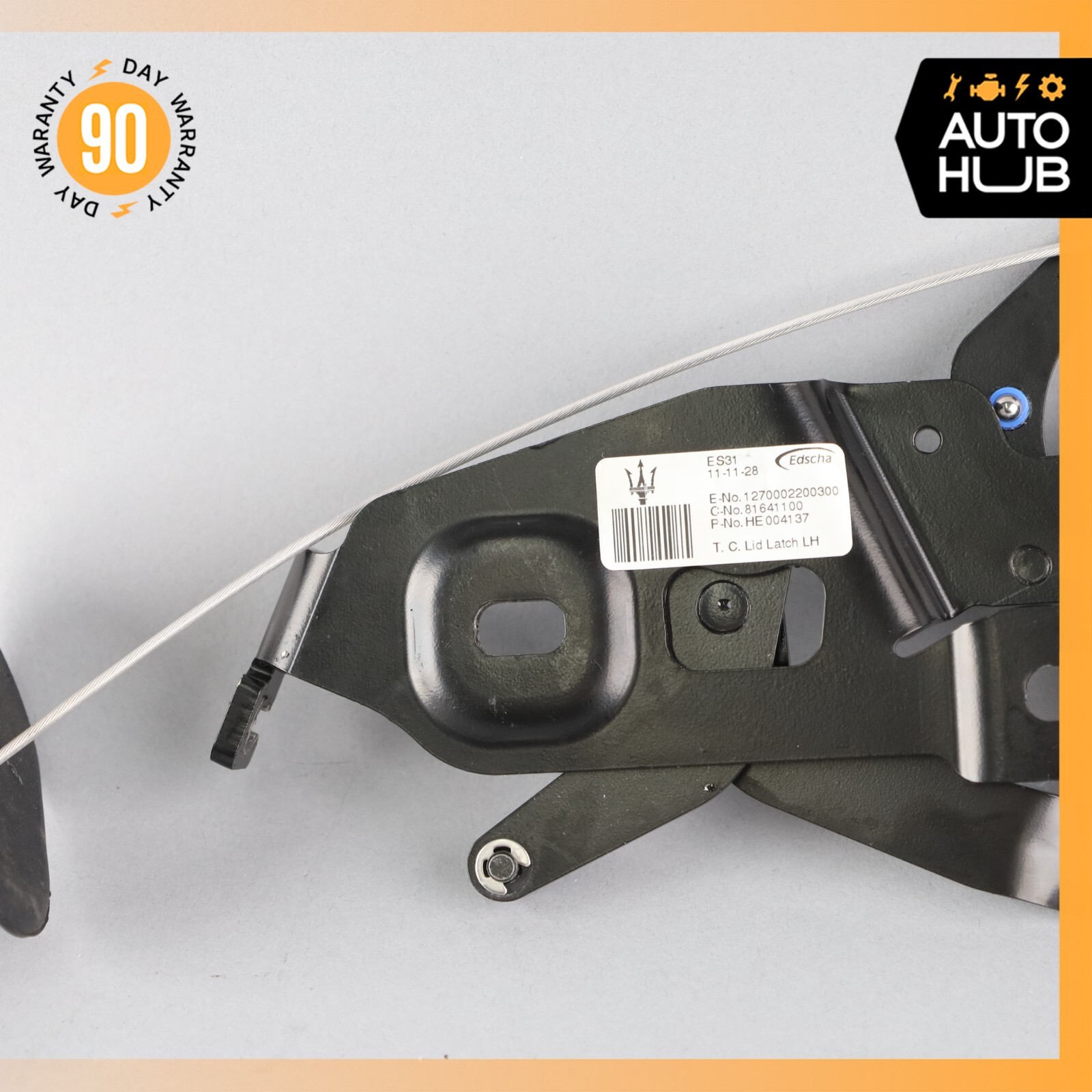 10-19 Maserati GranTurismo M145 Convertible Left Tonneau Cover Lock Latch OEM