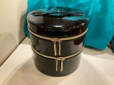 Lancome Holiday GLAM Beauty Box TRAIN CASE ONLY 8 x 7.5 Tall Pink Insides