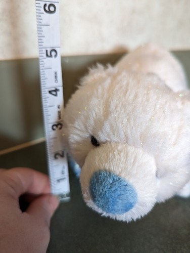 Ganz Webkinz Arctic Polar Bear Plush Stuffed animal White Blue nose and feet 9in - Picture 7 of 10