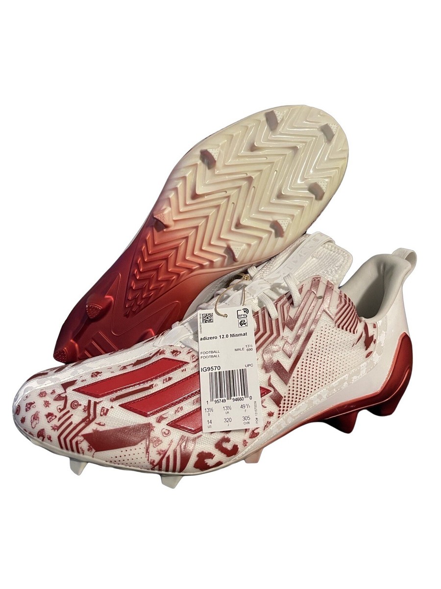 ADIDAS ADIZERO 12.0 MISMATCH FOOTBALL CLEATS IG9570 MENS SZ