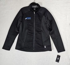 NEW Spyder Womens Venom Jacket Size XL Full Zip Black, Logo